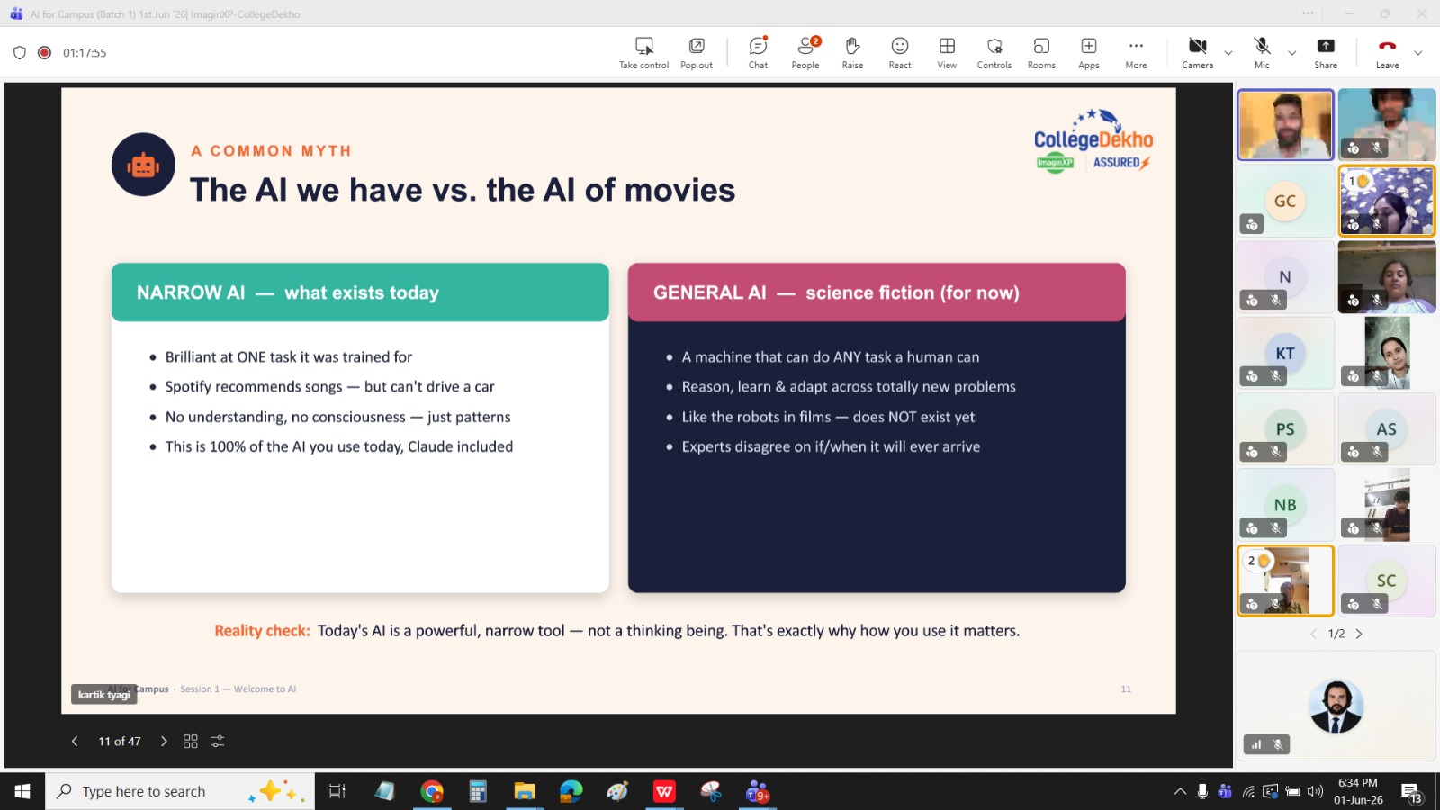 The AI we have vs. the AI of movies
